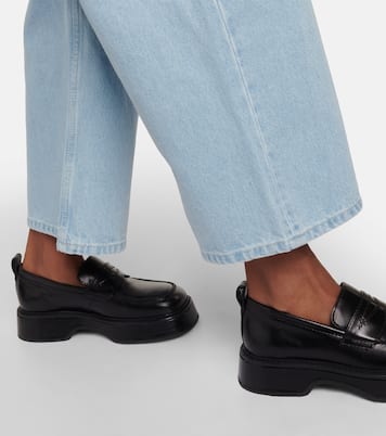 Josine high-rise wide-leg jeans   | Nanushka