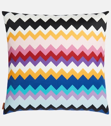 Cyrus Zigzag cotton cushion | Missoni