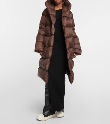 Overknee-Stiefel Oblique aus Leder | Rick Owens