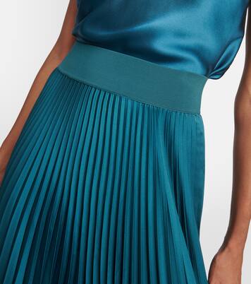 Ade asymmetric crêpe midi skirt | Joseph