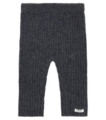 Baby Olle ribbed-knit wool leggings | Donsje