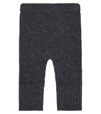 Baby Olle ribbed-knit wool leggings | Donsje