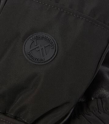 Manoplas con piel | Yves Salomon