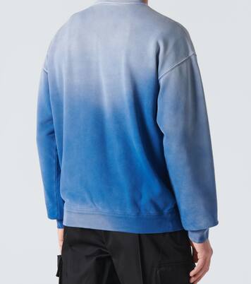 Medusa tie-dye cotton jersey sweatshirt | Versace