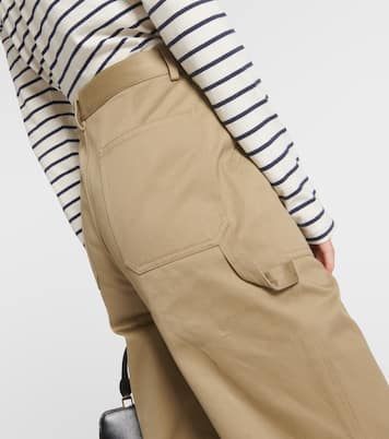 Weite High-Rise-Hose Quentin aus Baumwolle | Nili Lotan