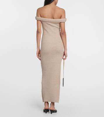 Off-Shoulder-Maxikleid | Toteme