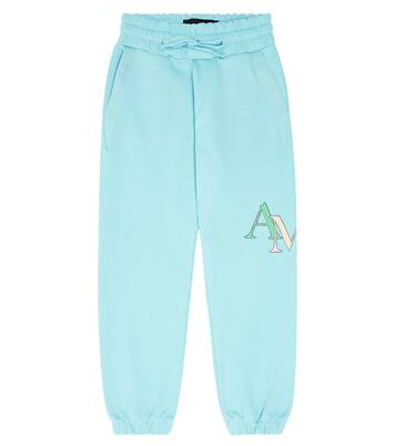 Logo cotton terry sweatpants | Amiri Kids