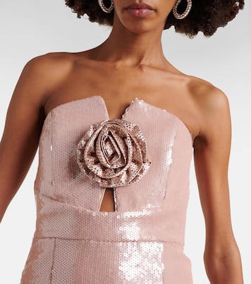 Robe bustier Denise à sequins | Rebecca Vallance