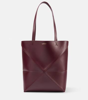 Puzzle Fold Medium leather tote bag | Loewe