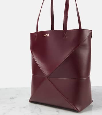 Puzzle Fold Medium leather tote bag | Loewe