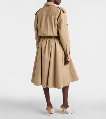 Cotton twill shirt dress | Bottega Veneta