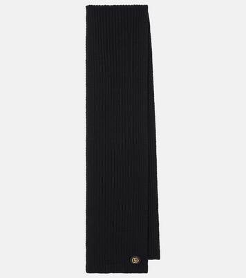 Ribbed-knit wool and cashmere scarf | Gucci