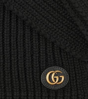 Ribbed-knit wool and cashmere scarf | Gucci