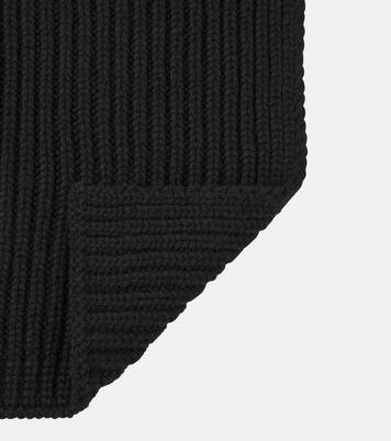 Ribbed-knit wool and cashmere scarf | Gucci