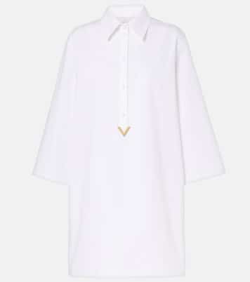 Minikleid VGold aus Baumwolle und Leinen | Valentino