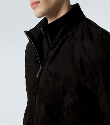 Suede bomber jacket | Thom Sweeney