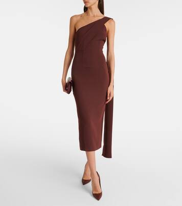 Robe midi asymétrique | Roland Mouret
