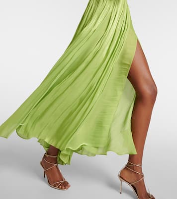 Robe Brennie aus Georgette | Costarellos