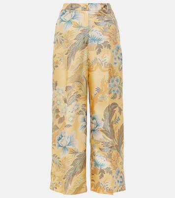 Pantalon ample imprimé en soie | Etro