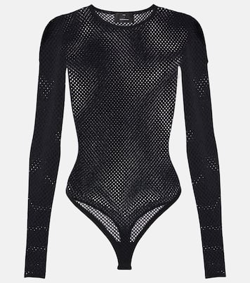 x RHW Web wool-blend bodysuit | Wardrobe.NYC