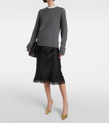 Escarpins Liisa en cuir métallisé | The Row