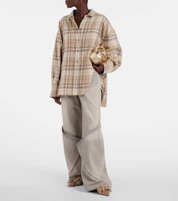 Le Cadeau embellished tulle slingback flats | Mach & Mach