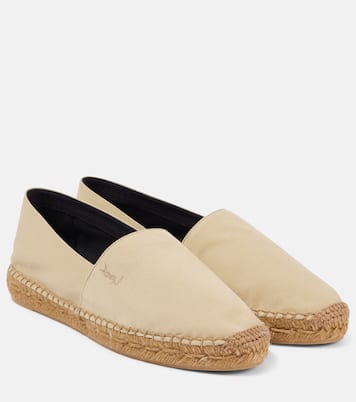 Cassandre cotton gabardine espadrilles | Saint Laurent