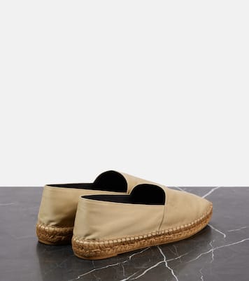 Cassandre cotton gabardine espadrilles | Saint Laurent