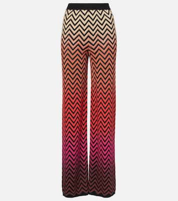 Palazzo-Hose aus Häkelstrick | Missoni