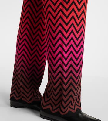 Palazzo-Hose aus Häkelstrick | Missoni