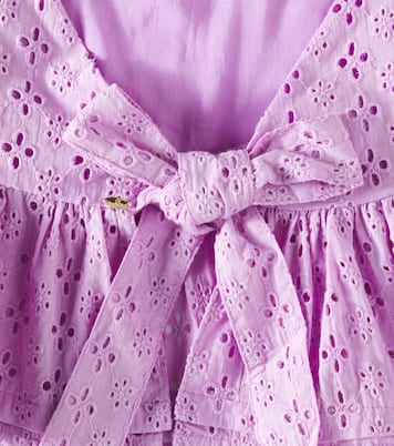 Cycas broderie anglaise cotton top | Poupette St Barth Kids