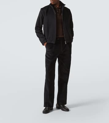 Bomber Camillo in cashmere | Saman Amel