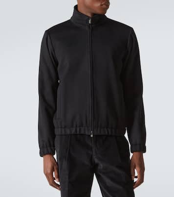 Bomber Camillo in cashmere | Saman Amel