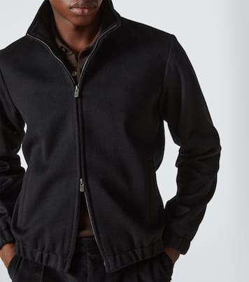 Bomber Camillo in cashmere | Saman Amel