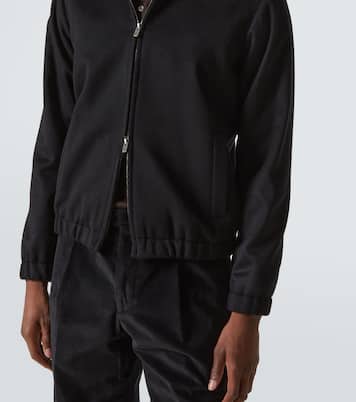 Bomber Camillo in cashmere | Saman Amel