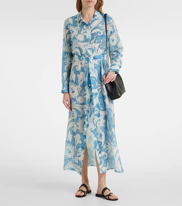Hemdblusenkleid aus Baumwolle und Seide | Etro