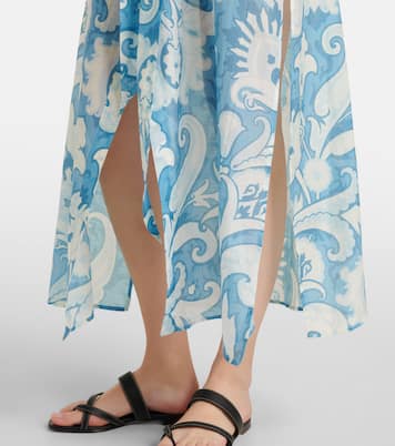 Hemdblusenkleid aus Baumwolle und Seide | Etro