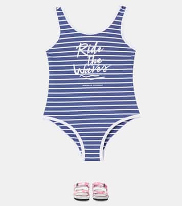 Striped swimsuit | Brunello Cucinelli Kids
