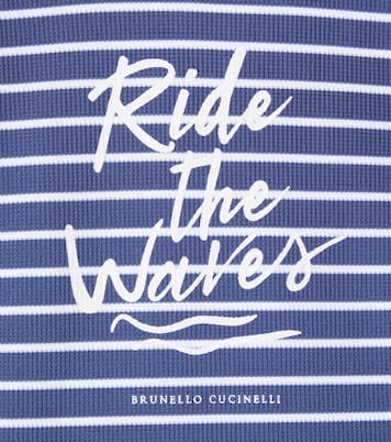 Striped swimsuit | Brunello Cucinelli Kids