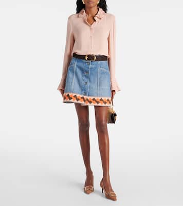 Pumps Viv' Canard 55 aus Veloursleder | Roger Vivier