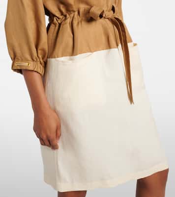 Vasto linen and silk sweater dress | Max Mara