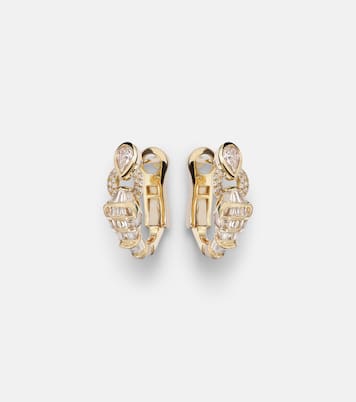 Orecchini Serpentine in oro 18kt con diamanti | Shay Jewelry