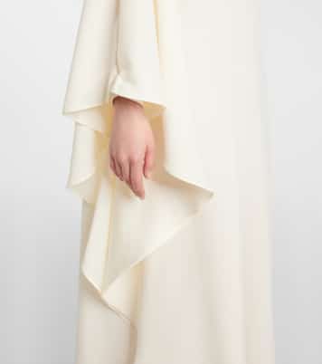 Maxikleid Bolkan Garden mit Federn | Taller Marmo