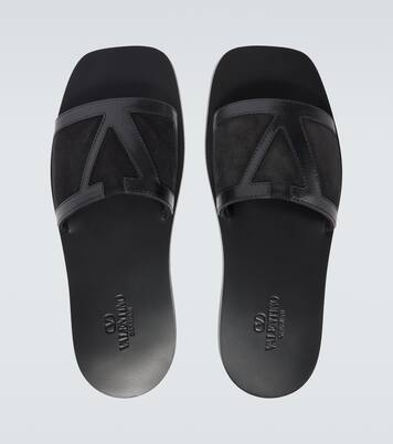 Mules Viva Superstar en cuir et daim | Valentino Garavani