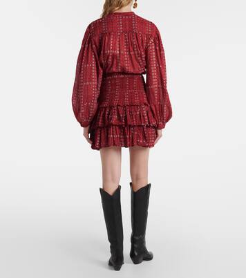 Minifalda Naomi de algodón estampada | Marant Etoile