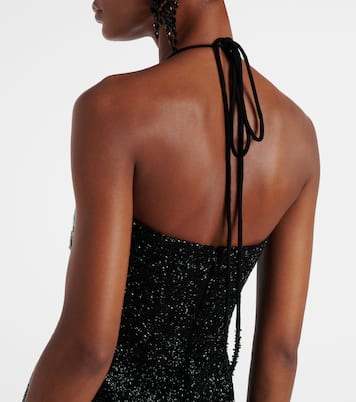 Verzierte Robe Mariposa | Clio Peppiatt