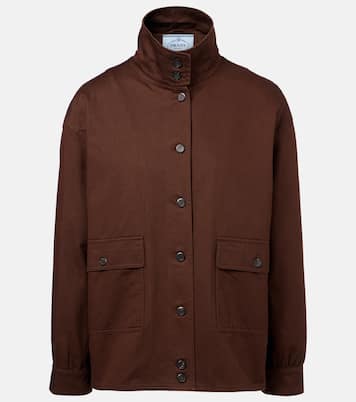 Oversized cotton field jacket | Prada