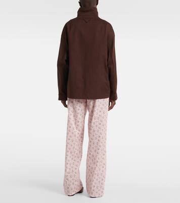 Oversized cotton field jacket | Prada