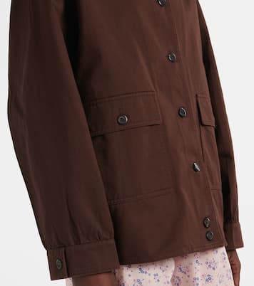Oversized cotton field jacket | Prada