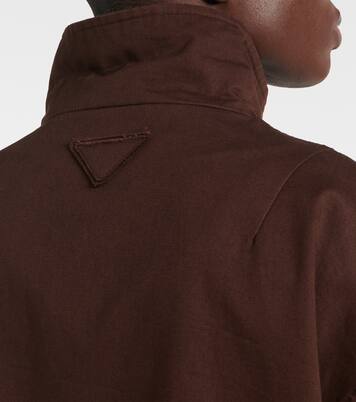 Oversized cotton field jacket | Prada